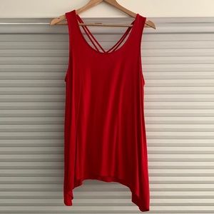 Tank with Crisscross Straps
